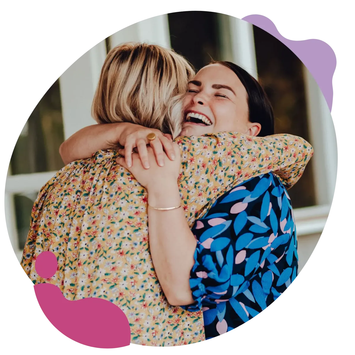 Mother embracing child showing emotional support through pregnancy postnatal and early motherhood