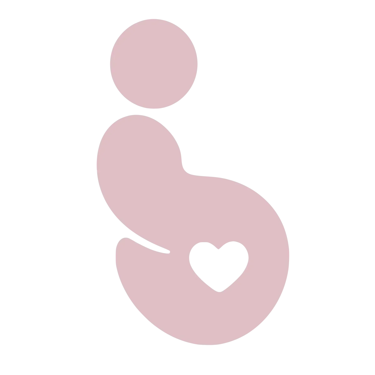 Pregnancy support icon showing nurturing care for mothers