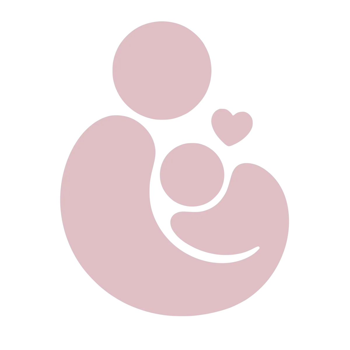 Postnatal support icon showing mother holding baby after birth