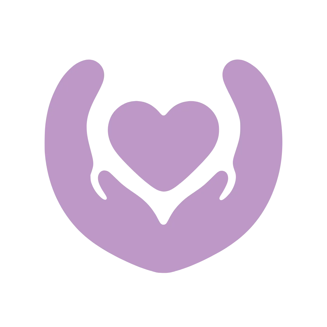 Gentle client centred therapy icon representing emotional support