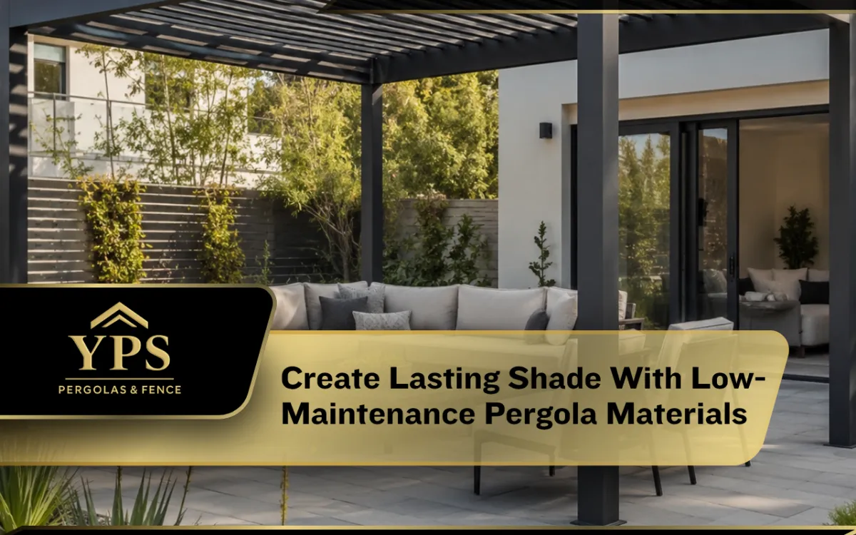  Low-Maintenance Pergola Materials for Easy Outdoor Living