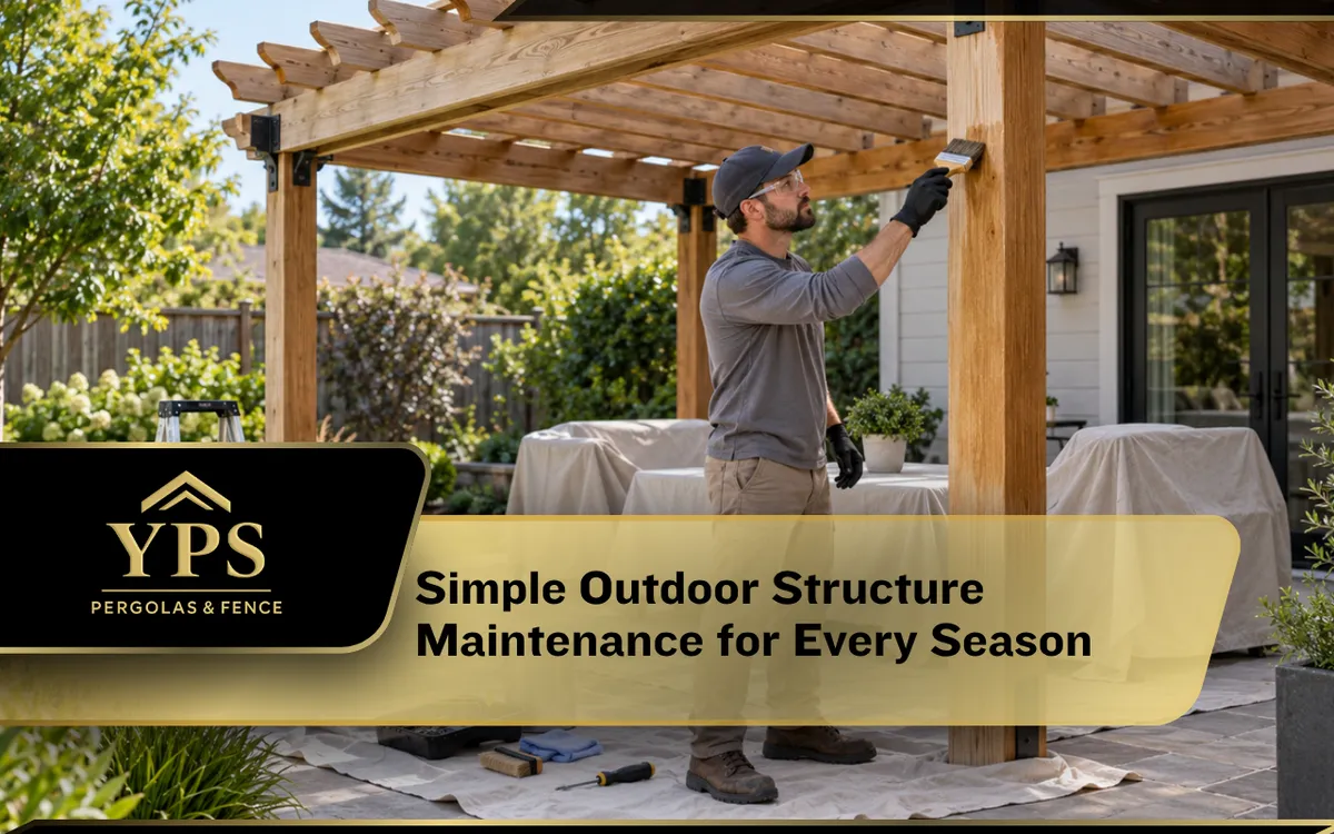 Simple Outdoor Structure Maintenance for Every Season