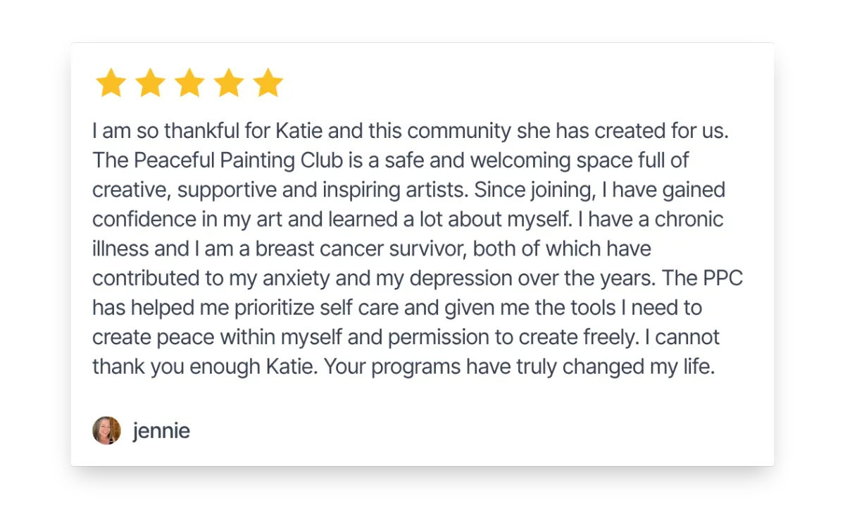 Jennie - Watercolors for Chronic Illness & Breast Cancer