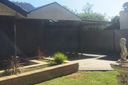 Verandah installation side and back of house Adelaide