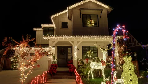 Holiday Lighting Installation in Raleigh