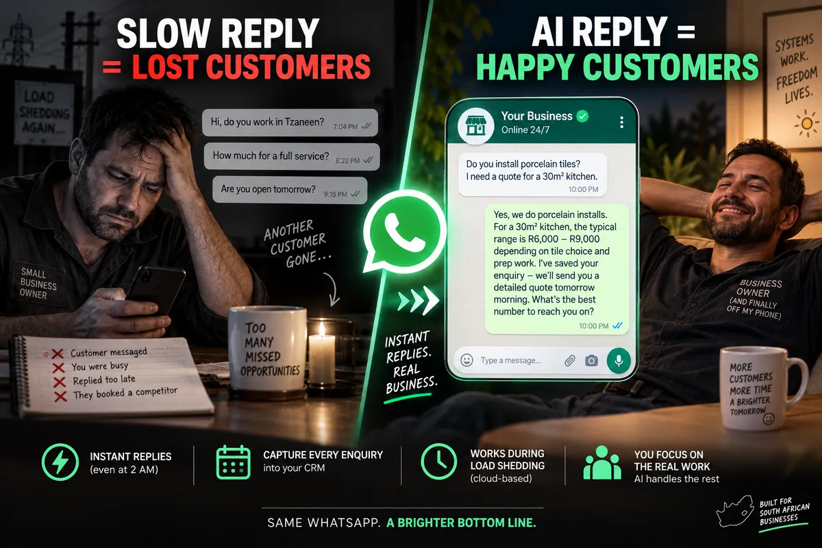 Why SA Businesses Lose Customers on WhatsApp (& How to Fix It)