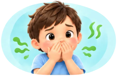 Child receiving supportive dental care at a pediatric dental office