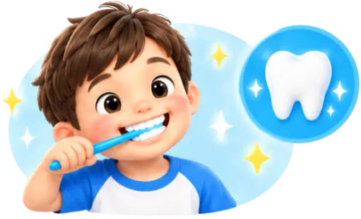 Child receiving supportive dental care at a pediatric dental office