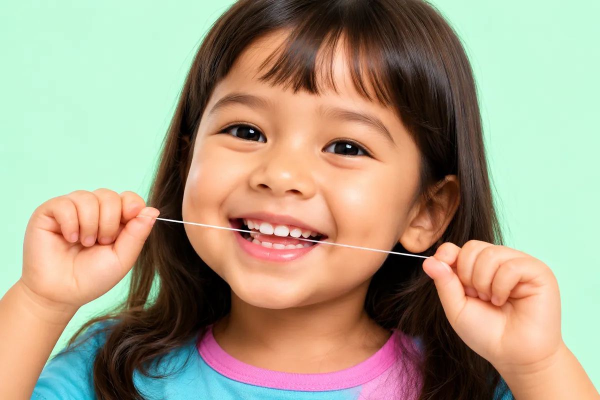 Child receiving supportive dental care at a pediatric dental office