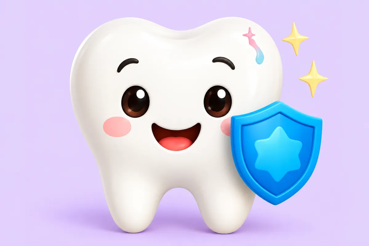 Child receiving supportive dental care at a pediatric dental office
