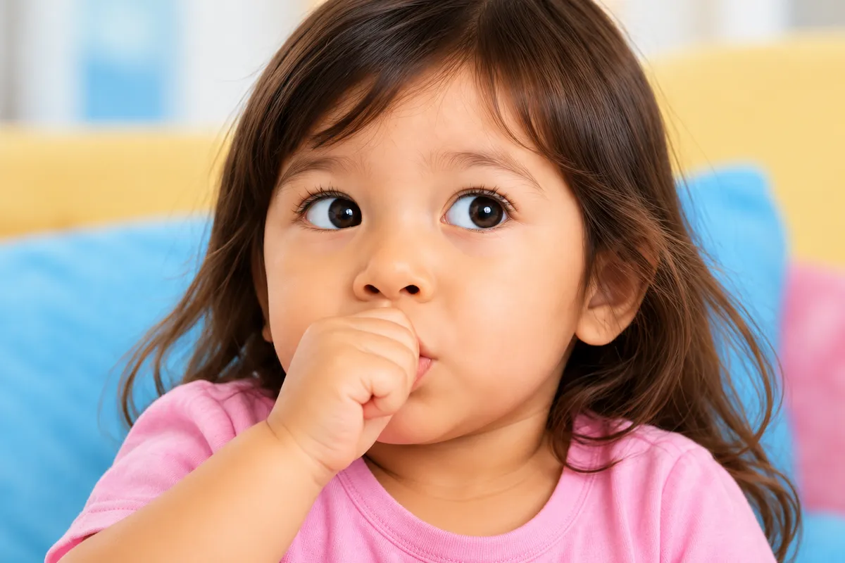 Child receiving supportive dental care at a pediatric dental office