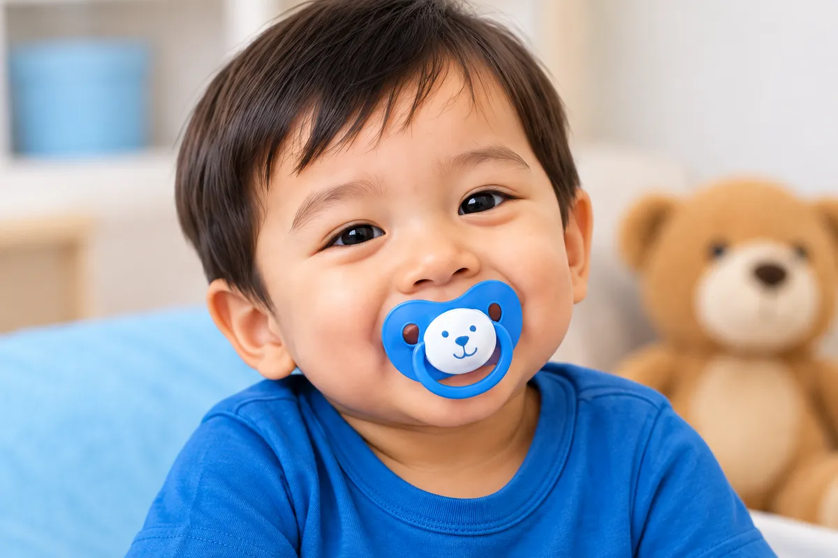 Child receiving supportive dental care at a pediatric dental office