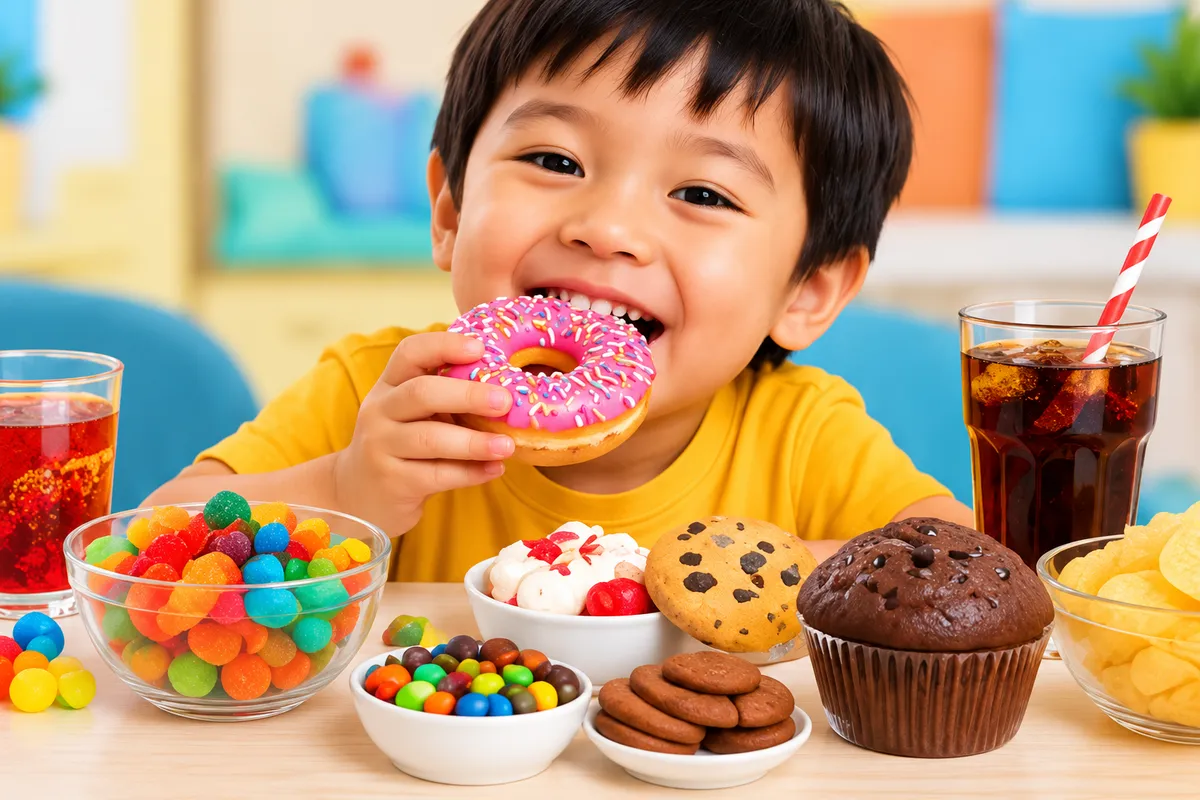 Child receiving supportive dental care at a pediatric dental office