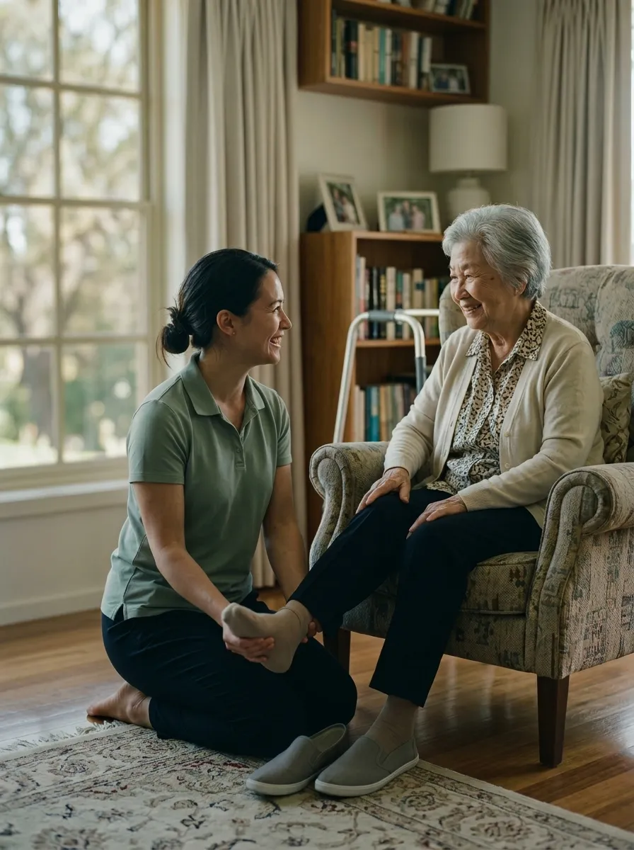 Therapist with Client Photo