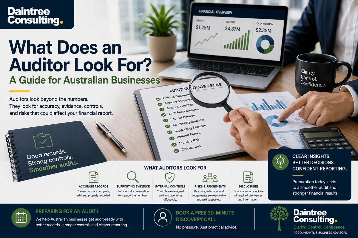 What does an auditor look for in an Australian business