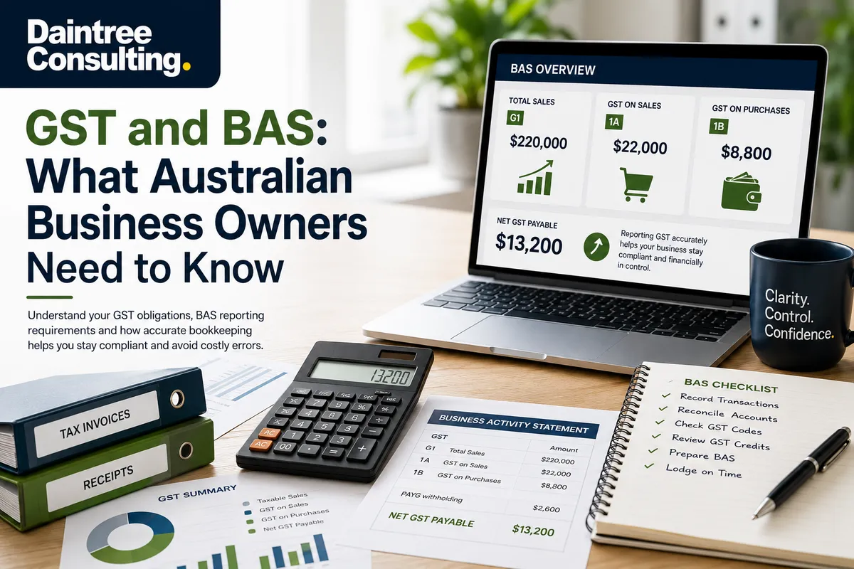 GST and BAS guide for Australian business owners