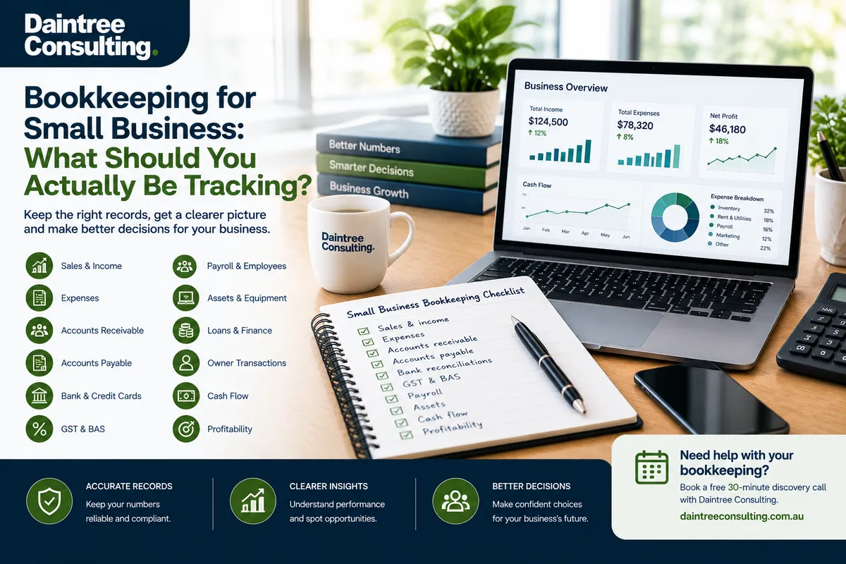 Bookkeeping for Small Business: What Should You Actually Be Tracking?