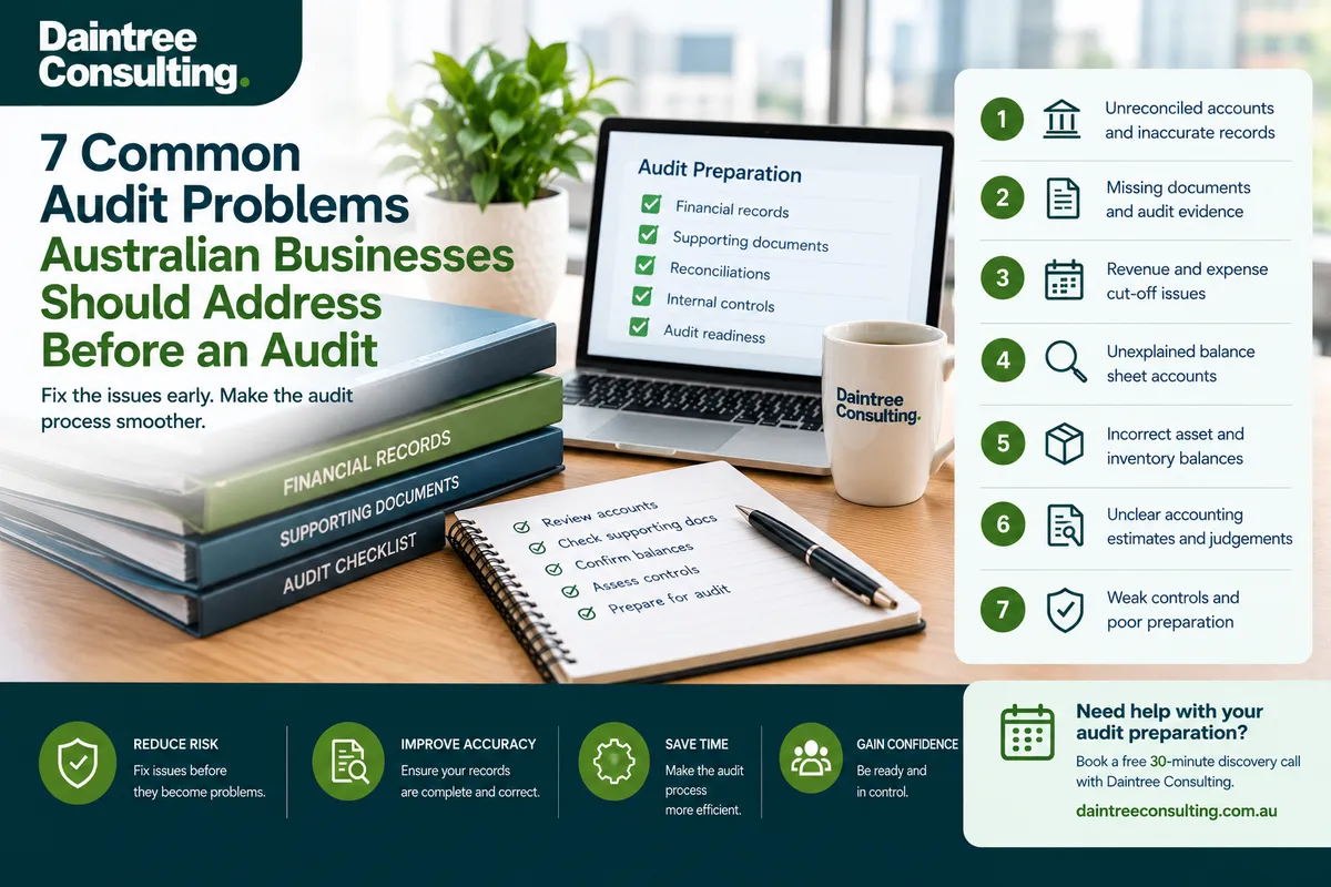 7 common audit problems Australian businesses should address before an audit