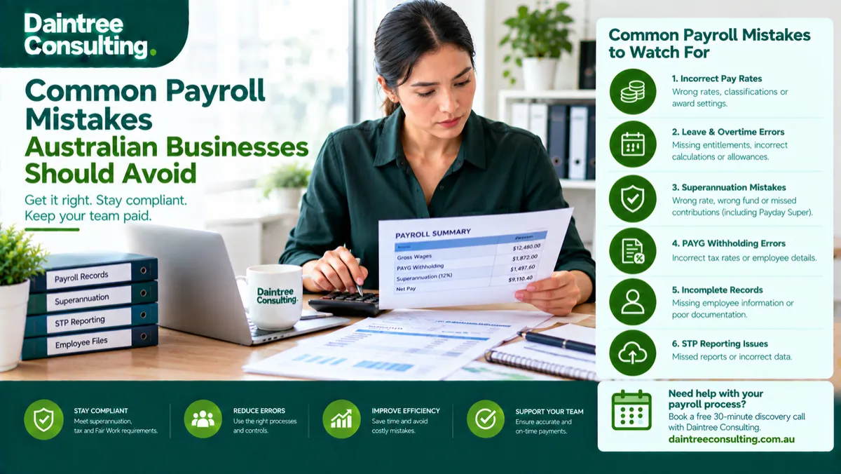 Common Payroll Mistakes Australian Businesses Should Avoid