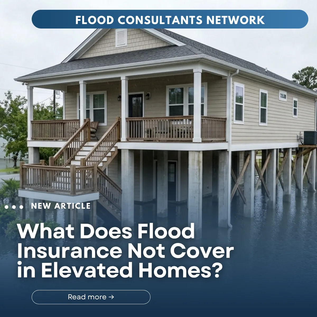 What Does Flood Insurance Not Cover in Elevated Homes? What Property Owners Need to Understand Before a Storm
