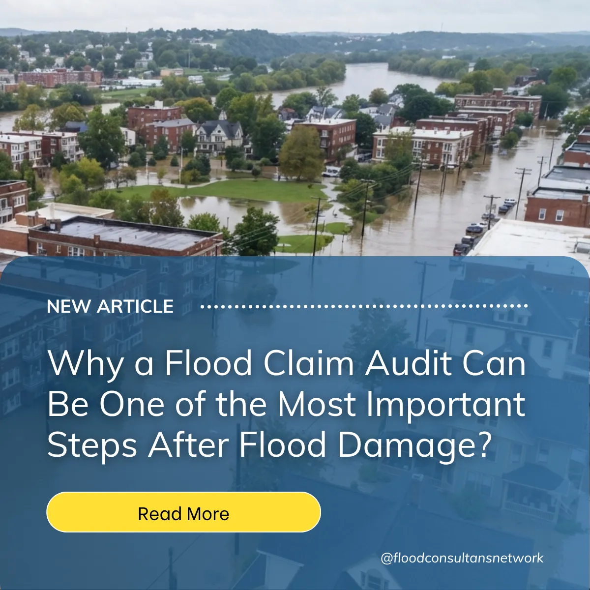 Why a Flood Claim Audit Can Be One of the Most Important Steps After Flood Damage