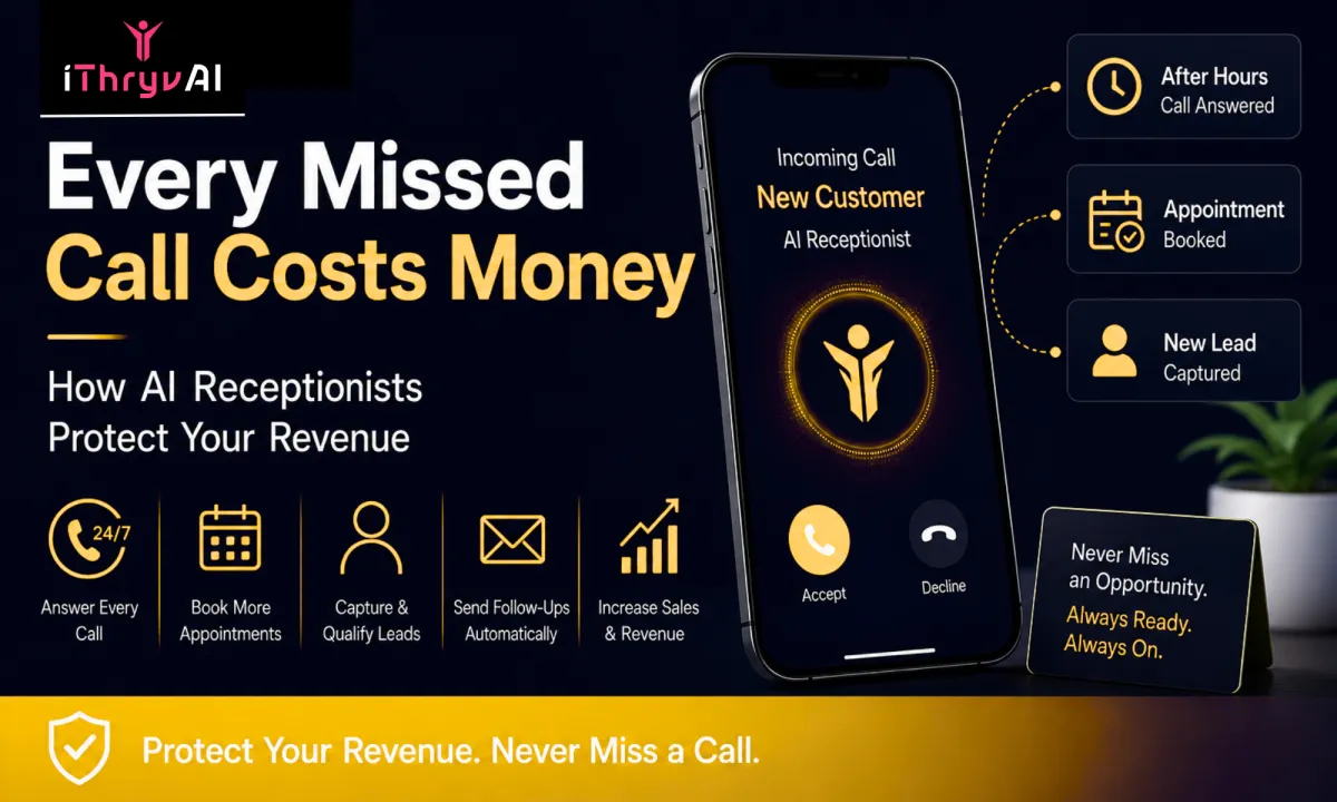 Every Missed Call Costs Money: How AI Receptionists Protect Your Revenue