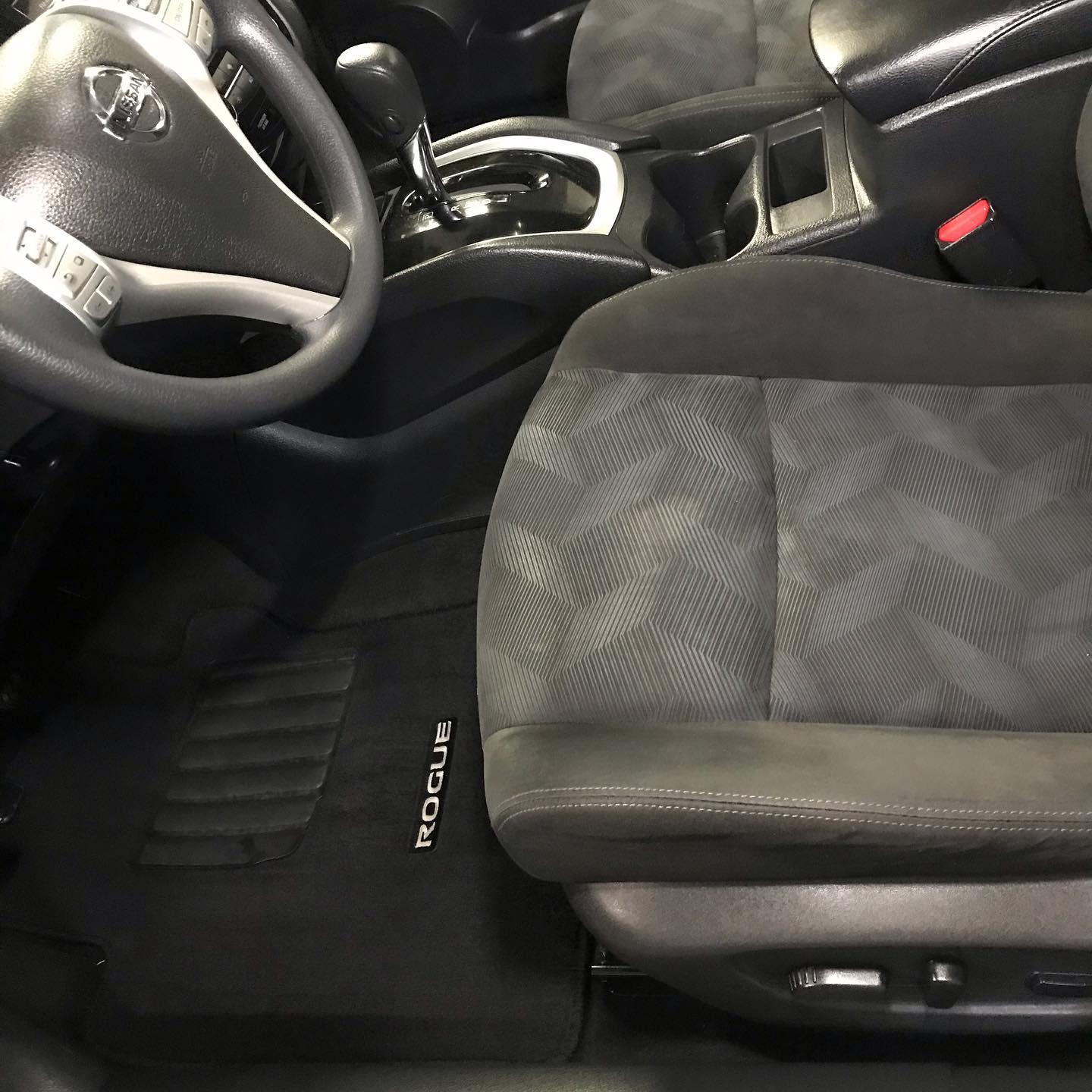 Clean interior seats and dashboard after detailing