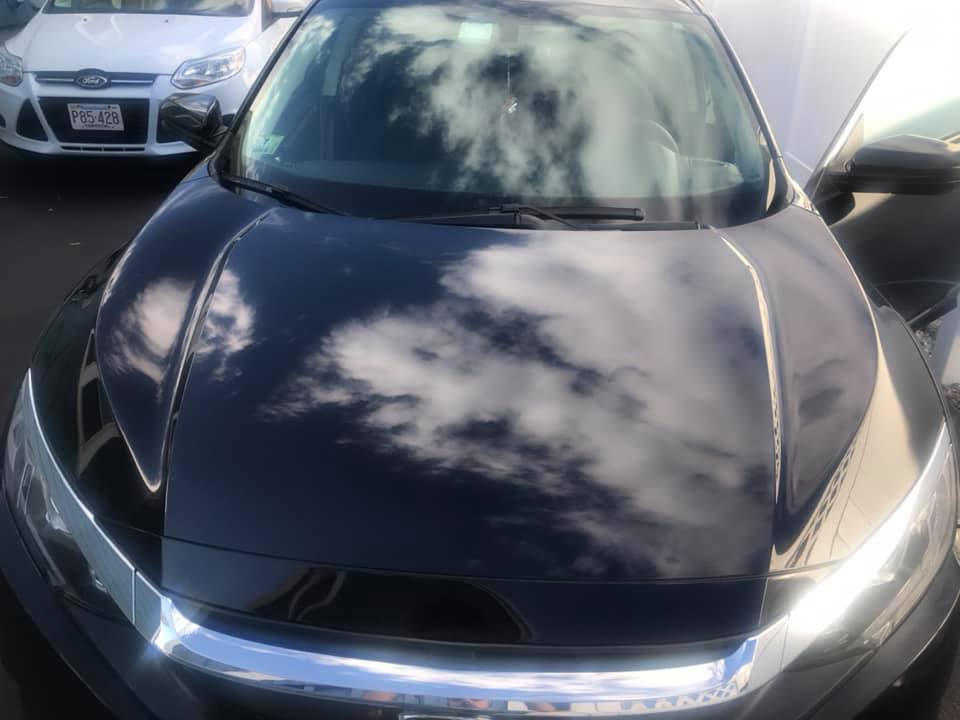 Glossy exterior after full hand wash and finish