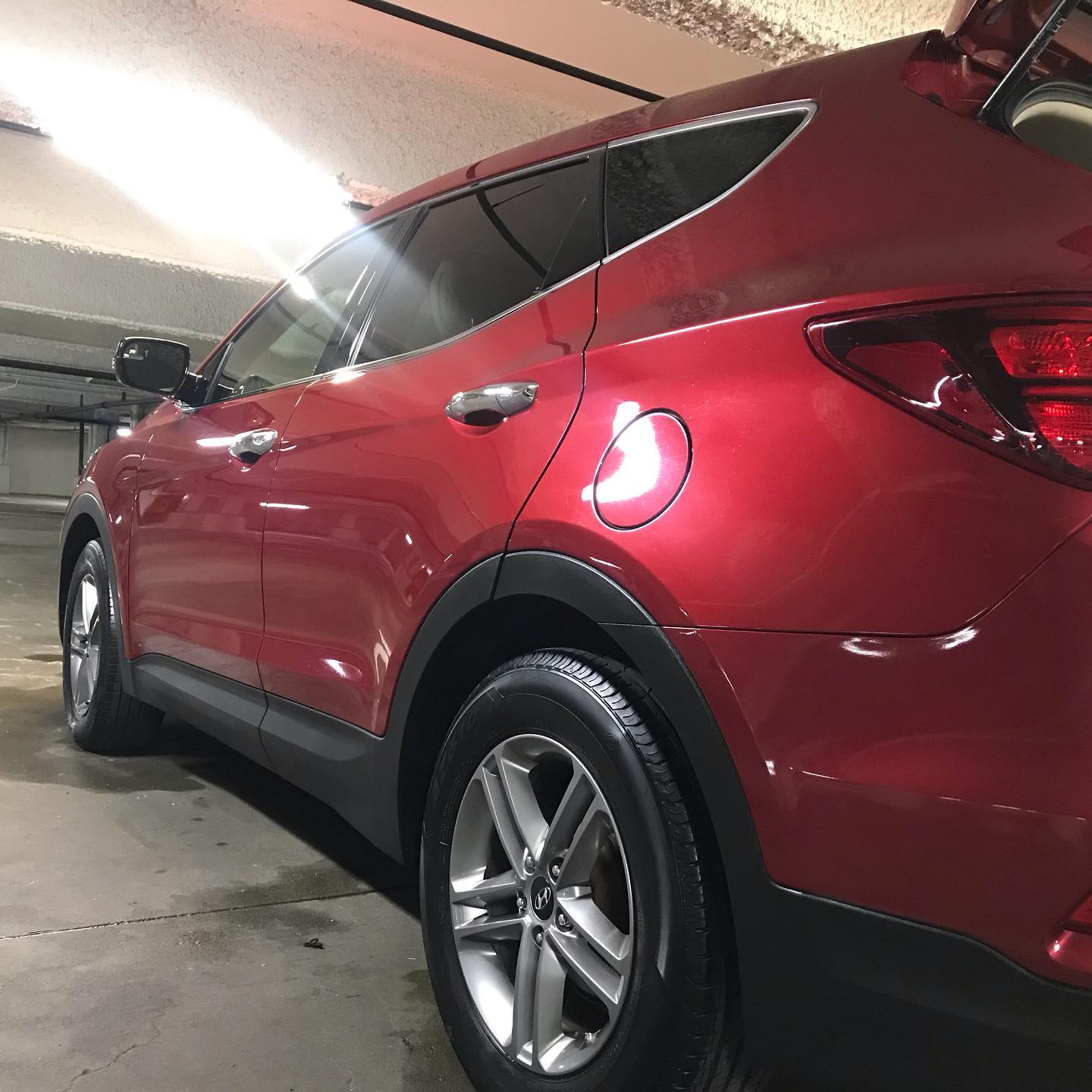 Clean interior seats and dashboard after detailing