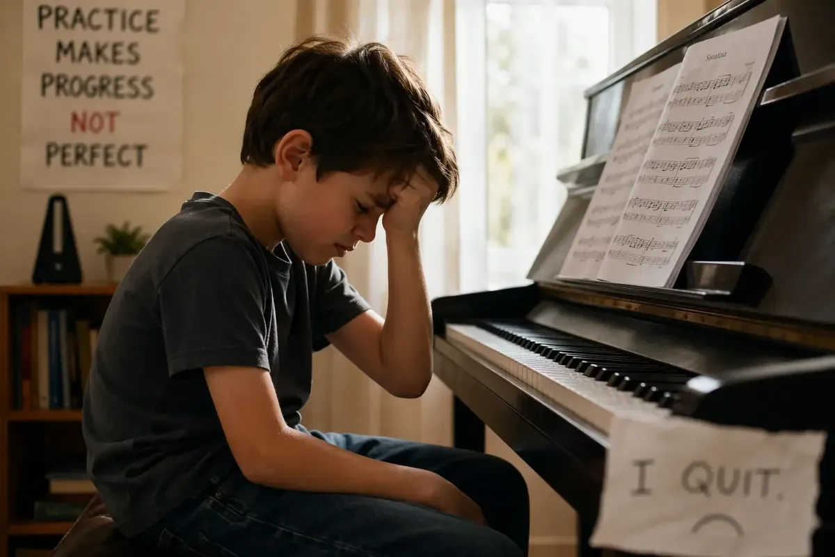 Barn som synger og lærer musikk i trygge omgivelser