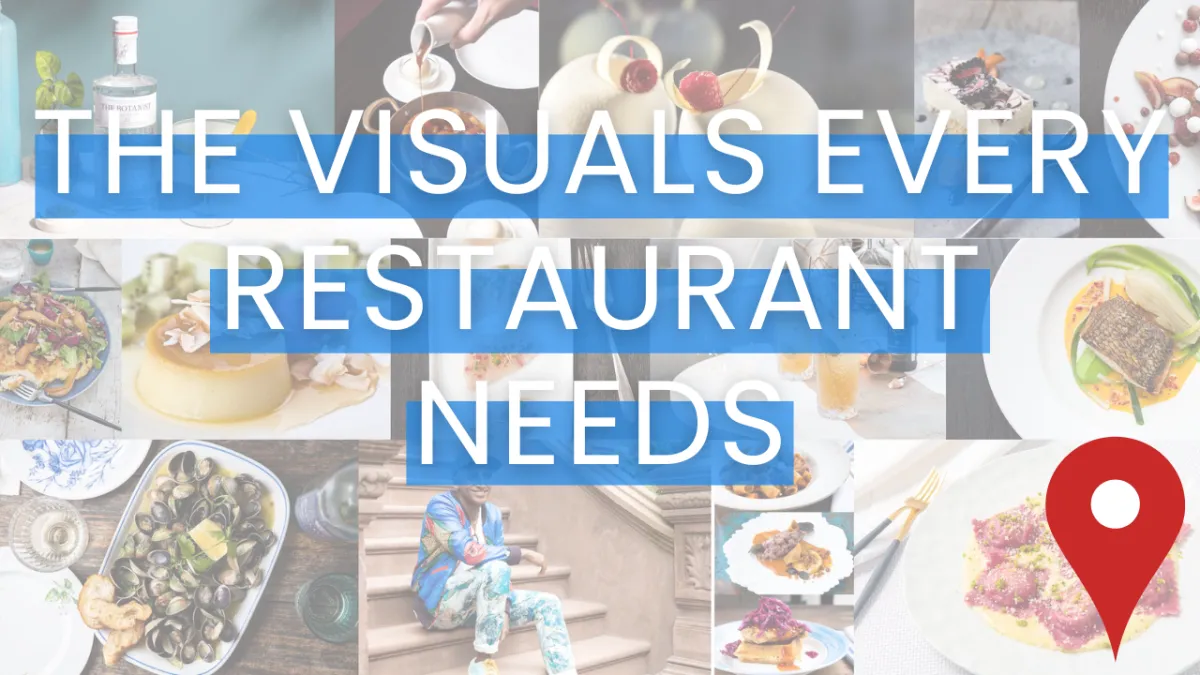 What visuas matter for a Restaurants or Bars business inside of Google Business Profile   