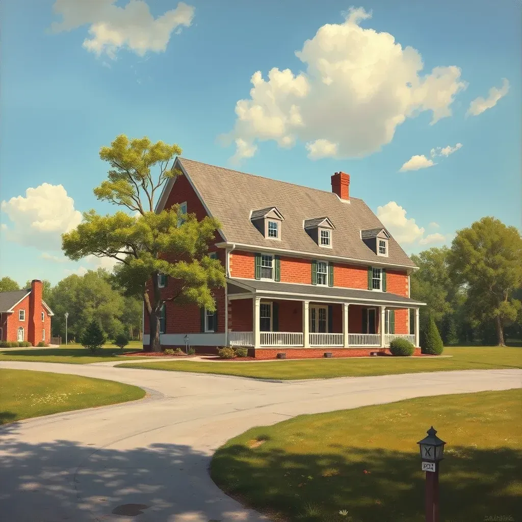 Serene Atlee, VA street scene with charming homes, lush trees, soft sunlight, and quiet neighborhood ambiance.