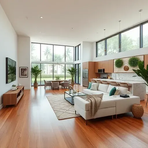 Whole-Home Remodeling in Jupiter FL featuring spacious modern living area with elegant decor and natural light.