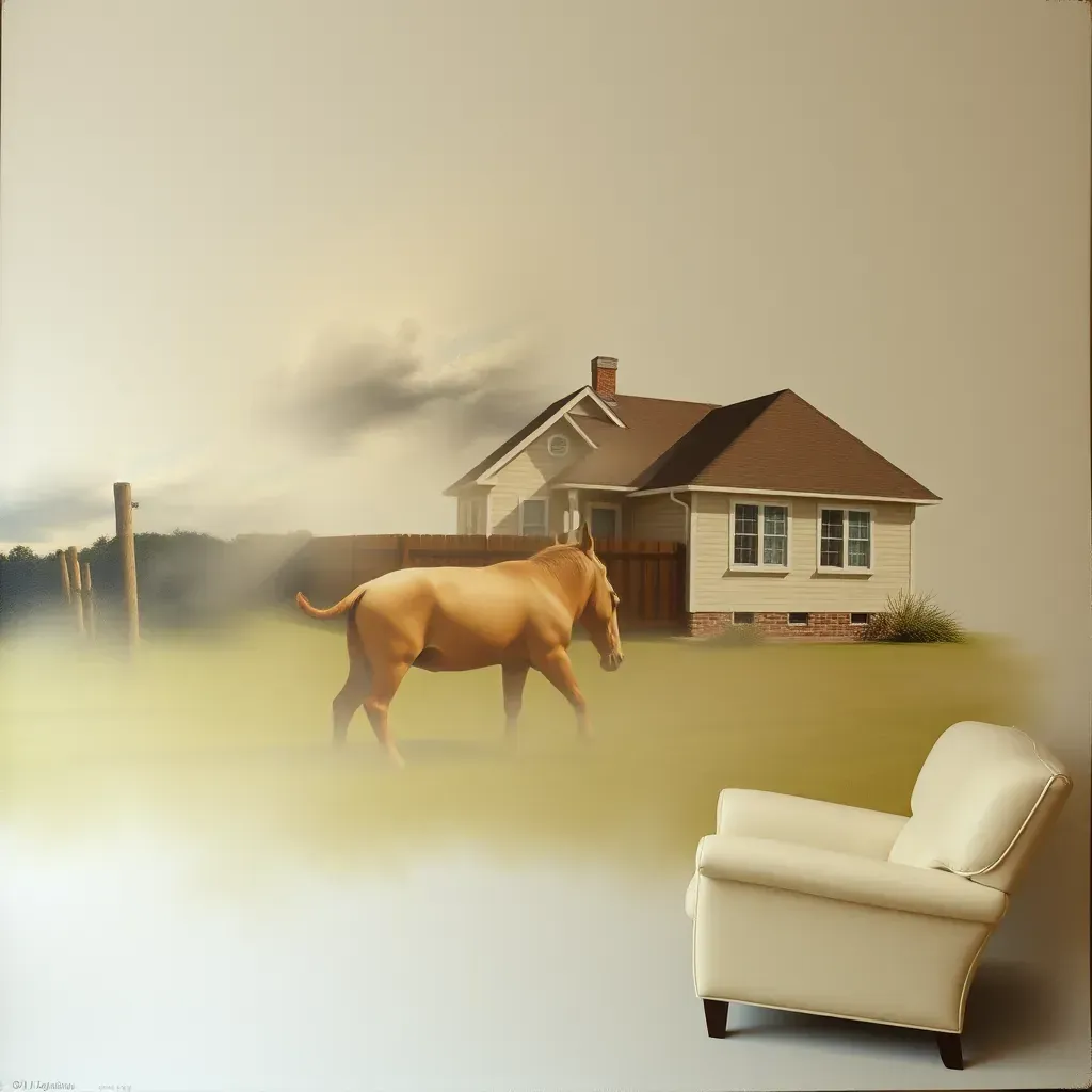 Painting in Elmont, VA with vibrant colors and detailed brushwork.