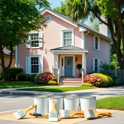 Beautifully renovated home in Rockwood VA with pastel exterior, detailed shutters, vibrant garden, and organized tools.