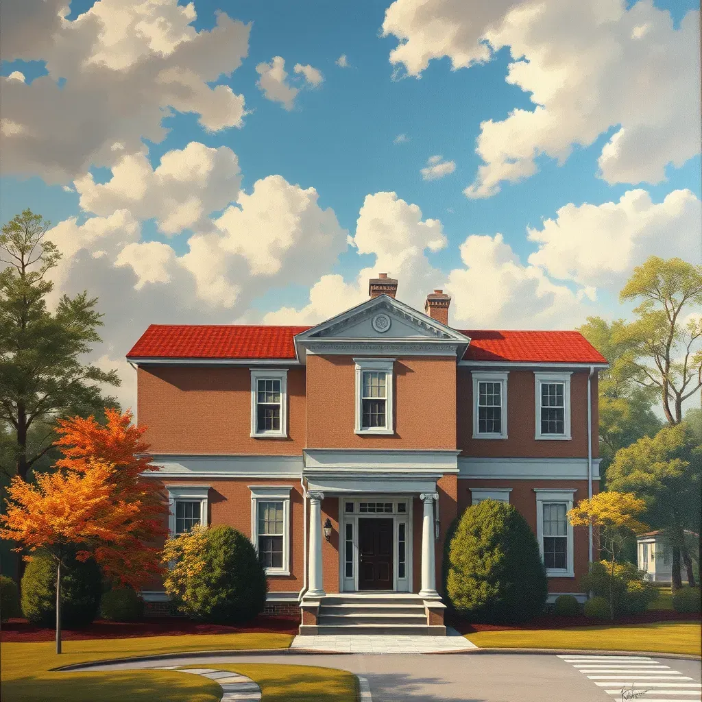 Painting in Henrico, VA with vibrant colors and detailed brushwork.