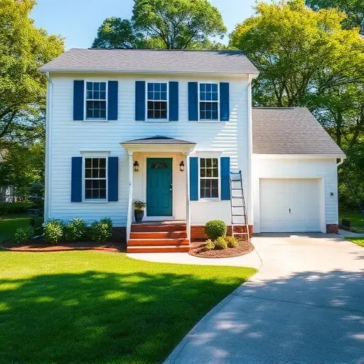 Completed painting project by a contractor in Richmond VA showcasing vibrant colors and smooth finishes.