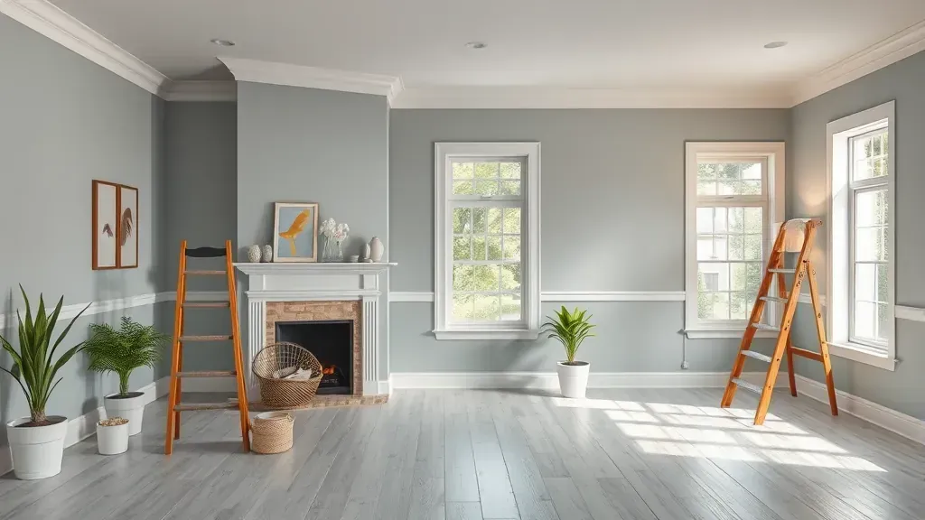 Painting in Elmont, VA with vibrant colors and detailed brushwork.