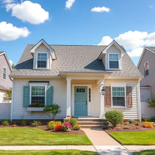 Newly painted suburban home in Elmont, VA, features inviting colors, contrasting trim, and vibrant landscaping.