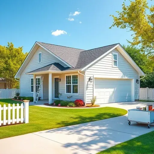 Completed house painting project showcasing vibrant colors and precise details in Richmond VA.