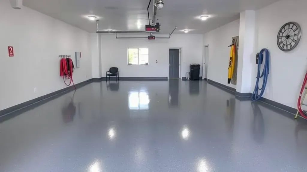 Garage Floor Coating projects showcasing colors and designs in Richmond VA