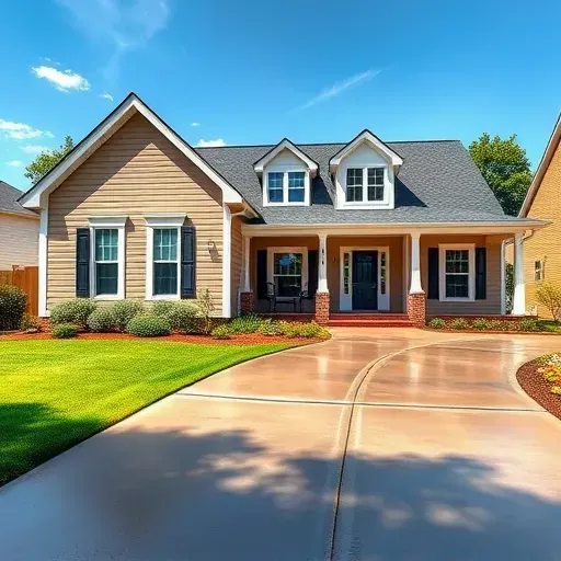 Freshly painted residential house in Richmond VA with vibrant exterior, landscaped yard, and inviting curb appeal