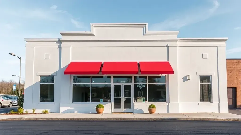 Exterior Commercial Painting projects in Richmond VA showcasing vibrant colors and professional work.