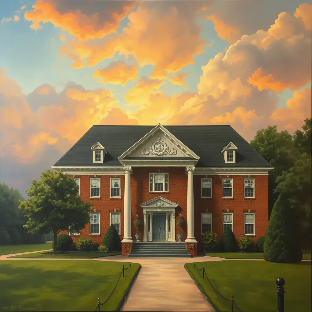 Painting in Hanover, VA, featuring vibrant colors and detailed brushwork capturing a lively outdoor scene.