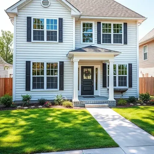 A completed painting project showcasing vibrant colors and neat finishes in a Richmond VA neighborhood.