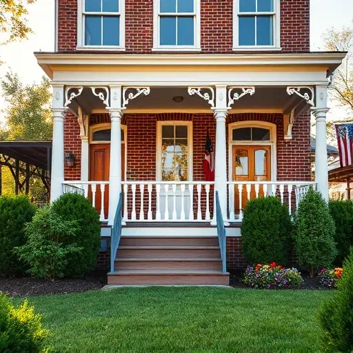 Completed exterior house painting by a contractor in Richmond VA showcasing vibrant colors and smooth finishes.
