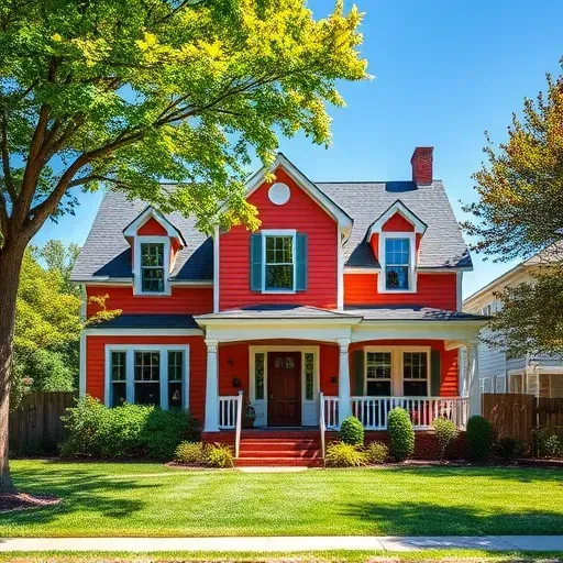 A completed painting project by a contractor in Richmond, VA showcasing vibrant colors and flawless technique