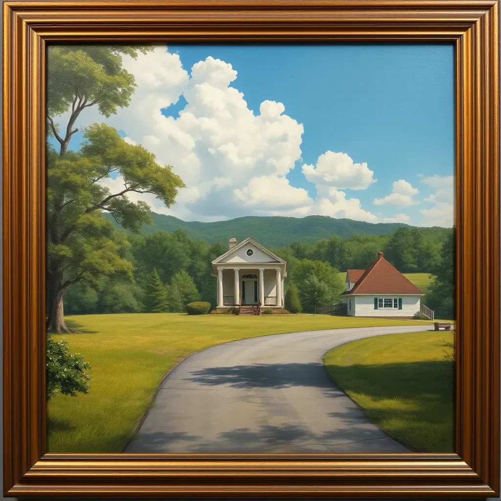Painting in Moseley, VA showcasing vibrant colors and detailed brushwork.