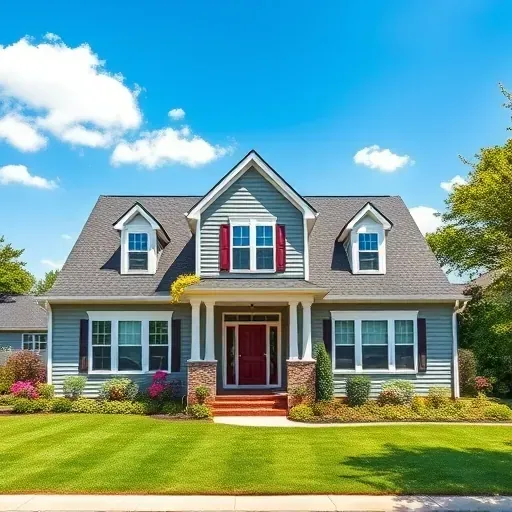 Newly painted home in Quinton VA showcasing vibrant colors and impeccable craftsmanship in a sunny landscape.