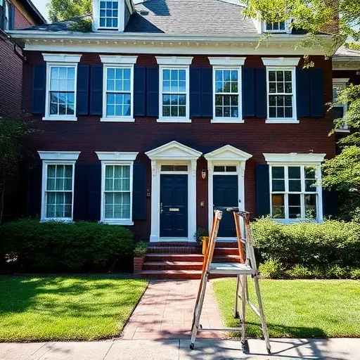 Completed painting project in Richmond VA showcasing vibrant colors and neat brushwork on walls and trim.